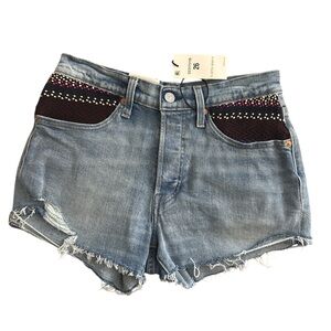 Levi’s Embellished Denim Women Shorts